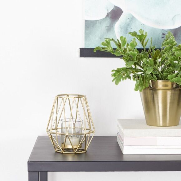 Torre & Tagus New Metal Tea Light Holder Gold - Picture 3 of 3